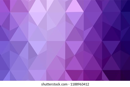 Light Pink, Blue vector polygon abstract layout. Shining colorful illustration with triangles. A new texture for your web site.