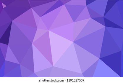 Light Pink, Blue vector polygon abstract background. Creative geometric illustration in Origami style with gradient. New template for your brand book.