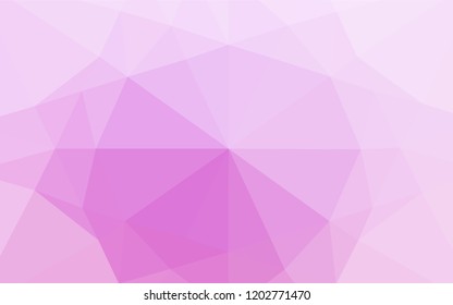 Light Pink, Blue vector polygon abstract layout. An elegant bright illustration with gradient. The completely new template can be used for your brand book.