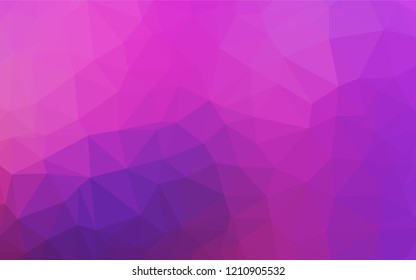 Light Pink, Blue vector polygon abstract layout. Creative geometric illustration in Origami style with gradient. A new texture for your design.