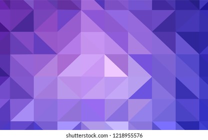 Light Pink, Blue vector polygon abstract layout. Creative illustration in halftone style with triangles. Completely new template for your banner.