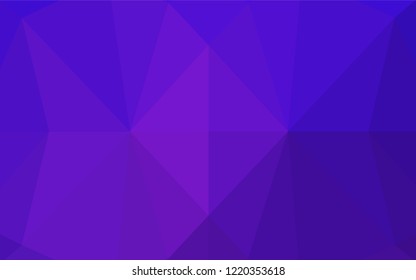 Light Pink, Blue vector polygon abstract layout. A completely new color illustration in a vague style. A completely new design for your business.