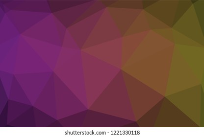 Light Pink, Blue vector polygon abstract layout. Elegant bright polygonal illustration with gradient. Pattern for a brand book's backdrop.