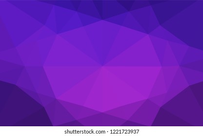 Light Pink, Blue vector polygon abstract layout. Colorful illustration in abstract style with gradient. Brand new design for your business.