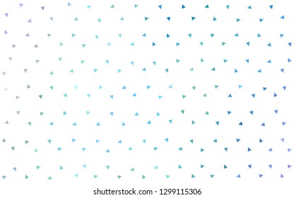 Light Pink, Blue vector  polygon abstract background. Colorful abstract illustration with triangles. Completely new template for your banner.