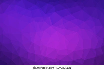 Light Pink, Blue vector polygon abstract background. Colorful illustration in Origami style with gradient.  New texture for your design.