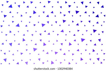 Light Pink, Blue vector  polygon abstract layout. A sample with polygonal shapes. Textured pattern for your backgrounds.