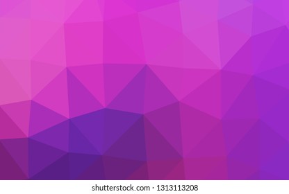 Light Pink, Blue vector polygon abstract background. Colorful illustration in abstract style with gradient. Template for your brand book.