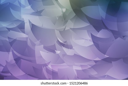 Light Pink, Blue vector polygon abstract backdrop. Elegant bright polygonal illustration with gradient. New template for your brand book.