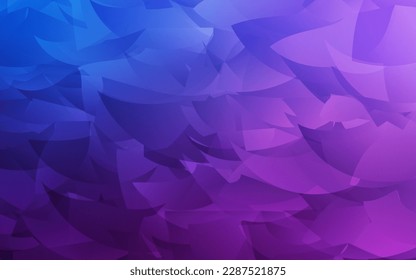 Light Pink, Blue vector polygon abstract layout. Shining colorful illustration with triangles. New template for your brand book.