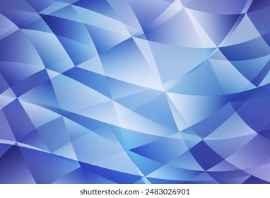 Fondo abstracto del polígono del Vector azul, rosa claro. Colorida ilustración en estilo abstracto con triángulos. Un diseño completamente nuevo para su folleto.