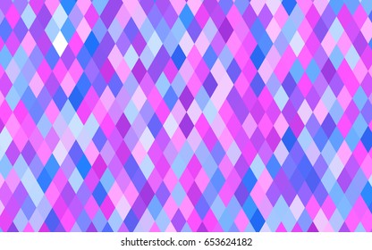 Light Pink, Blue vector polygon abstract pattern. Creative geometric illustration in Origami style with gradient. Brand-new design for your business.