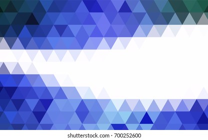 Light Pink, Blue vector polygon abstract template. Shining colored illustration in a brand-new style. The textured pattern can be used for background.