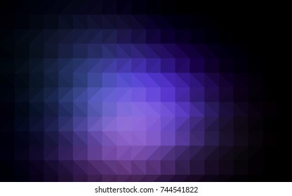 Light Pink, Blue vector polygon abstract background. Shining illustration, which consist of triangles. The completely new template can be used for your brand book.