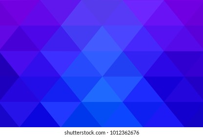 Light Pink, Blue vector polygonal illustration, which consist of triangles. Triangular pattern for your business design. Geometric background in Origami style with gradient. 