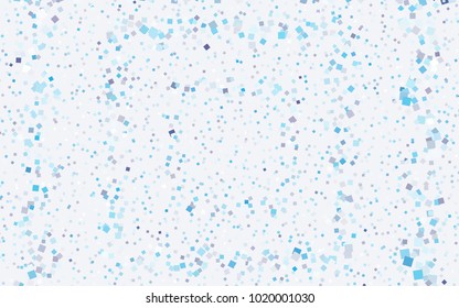 Light Pink, Blue vector polygonal illustration, which consist of rectangles. Rectangular pattern for your business design. Geometric background in Origami style with gradient. 