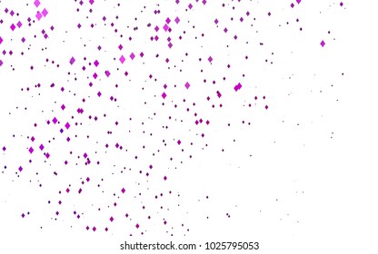 Light Pink, Blue vector polygonal illustration consisting of rectangles. Rectangular design for your business. Creative geometric background in origami style with gradient.