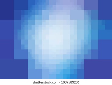 Light Pink, Blue vector polygonal illustration, which consist of rectangles. Rectangular pattern for your business design. Geometric background in Origami style with gradient. 