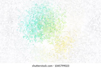 Light Pink, Blue vector polygonal illustration consisting of rectangles. Rectangular design for your business. Creative geometric background in origami style with gradient.