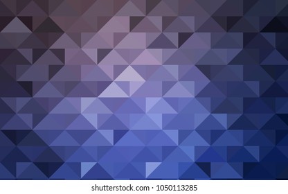 Light Pink, Blue vector polygonal pattern. A completely new color illustration in a vague style. A completely new template for your business design.