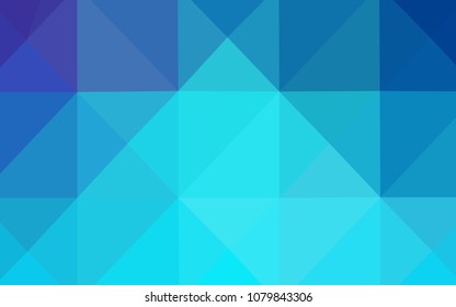 Light Pink, Blue vector polygonal template. Polygonal abstract illustration with gradient. Brand-new design for your business.