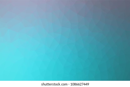 Light Pink, Blue vector polygonal pattern. Creative geometric illustration in Origami style with gradient. Template for cell phone's backgrounds.