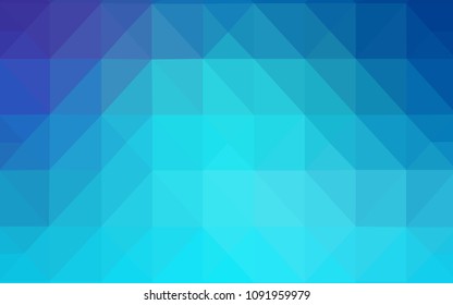 Light Pink, Blue vector polygonal template. Elegant bright polygonal illustration with gradient. Textured pattern can be used as a background.