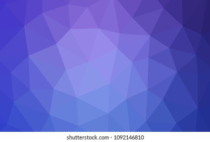 Light Pink, Blue vector polygonal background. A completely new color illustration in a polygonal style. Textured pattern for your backgrounds.