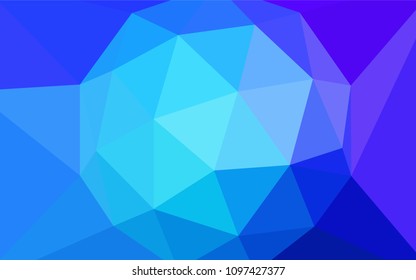 Light Pink, Blue vector polygonal template. Elegant bright polygonal illustration with gradient. Pattern for a brand book's backdrop.