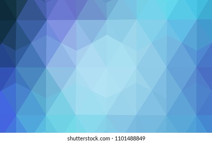 Light Pink, Blue vector polygonal background. Colorful illustration in abstract style with triangles. Best triangular design for your business.