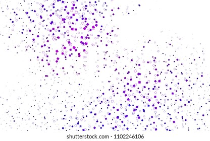 Light Pink, Blue vector polygonal illustration, which consist of rectangles. Rectangular pattern for your business design. Geometric background in Origami style with gradient. 