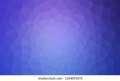 Light Pink, Blue vector polygonal background. Shining polygonal illustration, which consist of triangles. New template for your brand book.