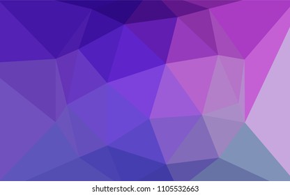 Light Pink, Blue vector polygonal template. A completely new color illustration in a polygonal style. Best triangular design for your business.