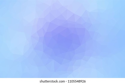 Light Pink, Blue vector polygonal template. Geometric illustration in Origami style with gradient.  Best triangular design for your business.