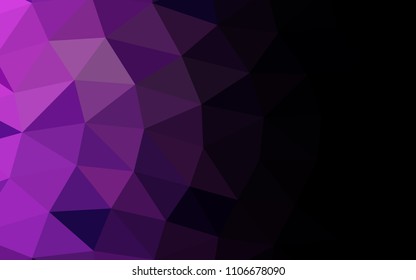 Light Pink, Blue vector polygonal polygonal. Colorful abstract illustration with gradient. A new texture for your design.