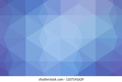 Light Pink, Blue vector polygonal template. Elegant bright polygonal illustration with gradient. Pattern for a brand book's backdrop.
