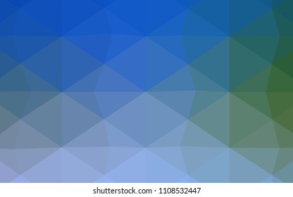 Light Pink, Blue vector polygonal template. Creative illustration in halftone style with gradient. The best triangular design for your business.