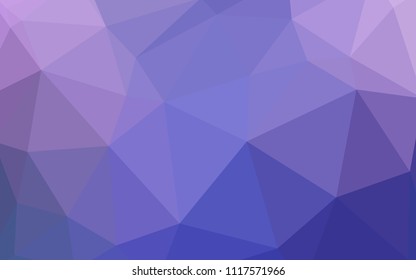 Light Pink, Blue vector polygonal background. Creative geometric illustration in Origami style with gradient. A completely new design for your leaflet.
