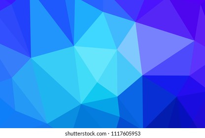 Light Pink, Blue vector polygonal background. Colorful illustration in abstract style with triangles. Brand new design for your business.