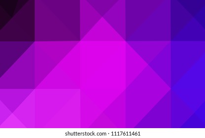 Light Pink, Blue vector polygonal background. Creative illustration in halftone style with gradient. That pattern can be used as a part of a brand book.