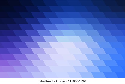 Light Pink, Blue vector polygonal illustration consisting of rectangles. Rectangular design for your business. Creative geometric background in origami style with gradient.