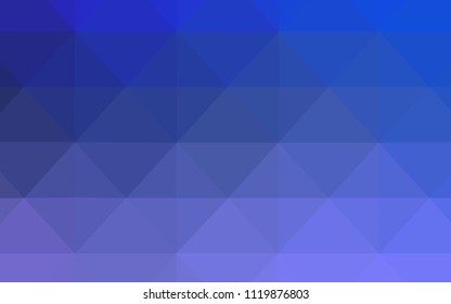 Light Pink, Blue vector polygonal pattern. Geometric illustration in Origami style with gradient.  The best triangular design for your business.