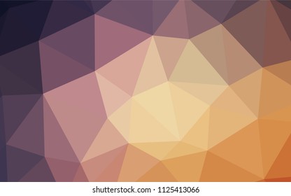 Light Pink, Blue vector polygonal background. Polygonal abstract illustration with gradient. A new texture for your web site.