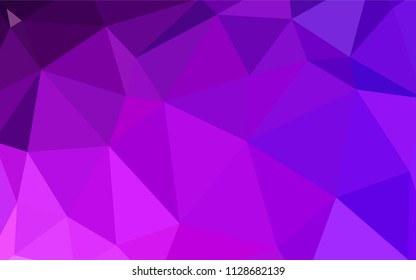 Light Pink, Blue vector polygonal background. A completely new color illustration in a polygonal style. Pattern for a brand book's backdrop.