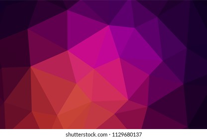 Light Pink, Blue vector polygonal pattern. Elegant bright polygonal illustration with gradient. Pattern for a brand book's backdrop.