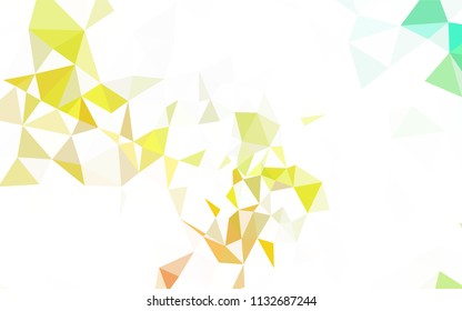 Light Pink, Blue vector polygonal pattern. Colorful illustration in polygonal style with gradient. Best triangular design for your business.