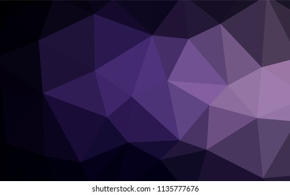 Light Pink, Blue vector polygonal template. A completely new color illustration in a polygonal style. Completely new template for your banner.
