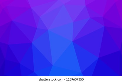 Light Pink, Blue vector polygonal background. Creative geometric illustration in Origami style with gradient. New template for your brand book.