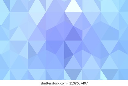 Light Pink, Blue vector polygonal template. Modern abstract illustration with triangles. A new texture for your web site.