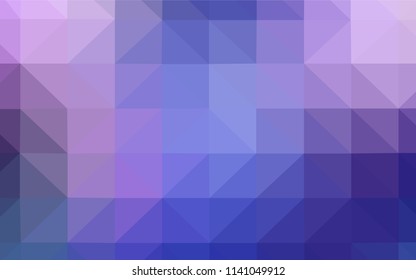 Light Pink, Blue vector polygonal template. Creative geometric illustration in Origami style with gradient. Template for cell phone's backgrounds.